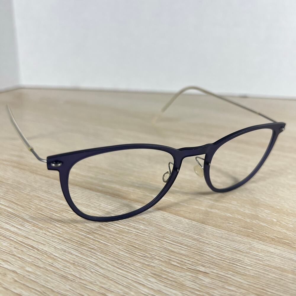 Lindberg No. 066/A89P 6529 C14M Col K108M/10 Eyeglasses Blue Frames 47-20